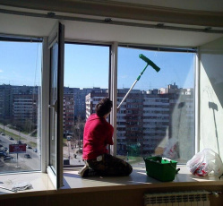 Мытье окон в однокомнатной квартире Давлеканово